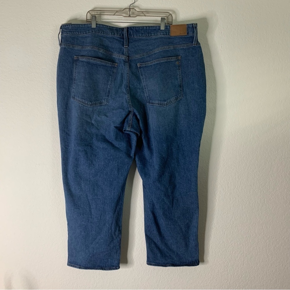 Madewell womens blue curvy perfect vintage straight jeans 24W NEW - Picture 6 of 12